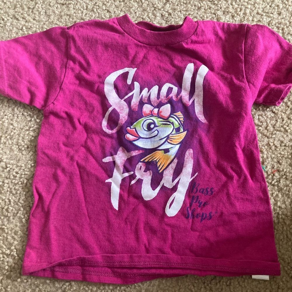 Toddler Girl Bass Pro Shops Pink Small Fry Fish Tshirt
